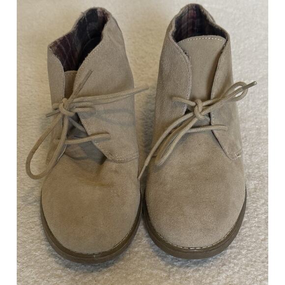 Eddie Bauer Chukka Ankle Boots Vega Sand Beige Womens Size 8 Suede Leather - Picture 4 of 8